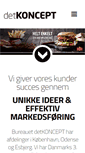 Mobile Screenshot of detkoncept.dk