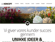 Tablet Screenshot of detkoncept.dk